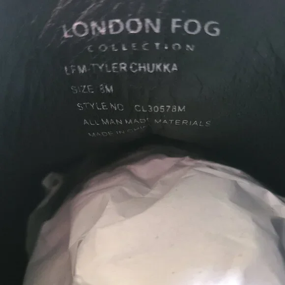 London Fog Tyler Chukka Mens Size 8M Casual Boots CL30578M-B - Picture 7 of 8